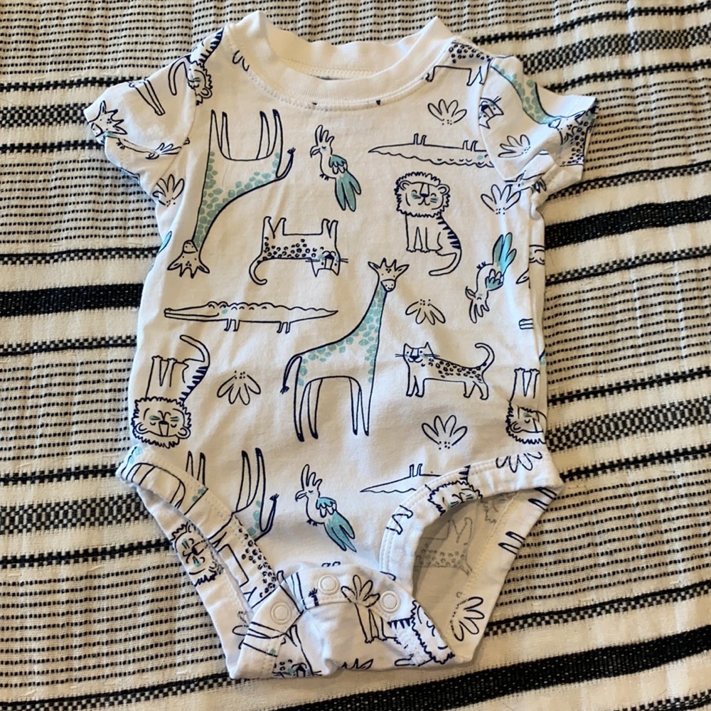 Carter’s Animal Short Sleeve Onesie